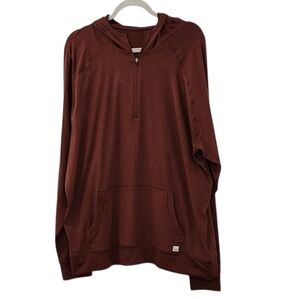 Vuori Men's Ponto Performance 1/2 Zip Hoodie Sz XXL